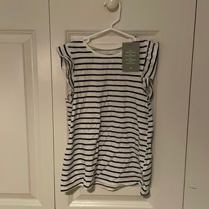 H & M Girls shirt sleeve top Size 8-10